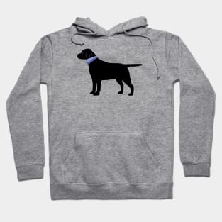 Black Dog Preppy Silhouette Hoodie